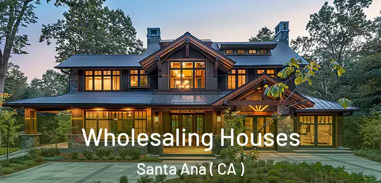  Wholesaling Houses Santa Ana ( CA )